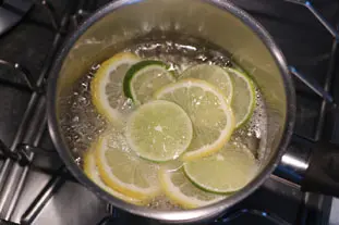 Flan de dos limones : etape 25