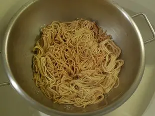 Espaguetis con champiñones