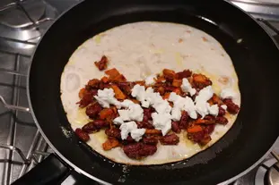 Tortillas al potimarron (calabaza) y fréjoles rojos : etape 25