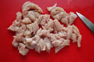 Salteado de pollo y champiñones al cúrcuma : etape 25