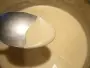 Salsa bechamel hecha con un "roux" y leche