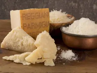Cortezas de queso parmesano