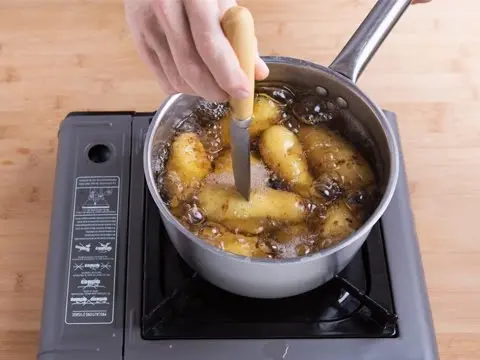 Determinar la cocción de las patatas