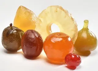 Fruta confitada: cuidado con la estafa