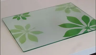 tabla de cortar de vidrio