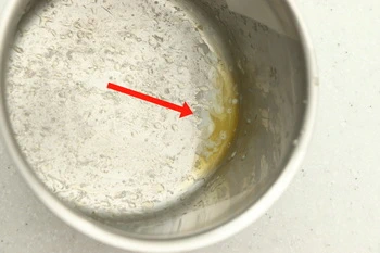 Un poco de mantequilla sobrante