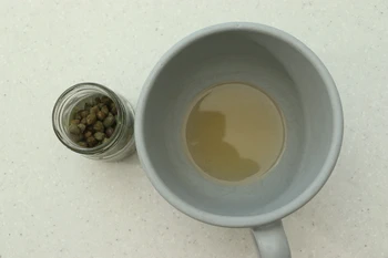salmuera y alcaparras separadas