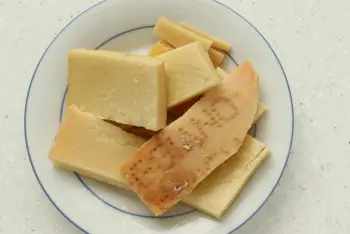 Leche parmesana : Etapa 1
