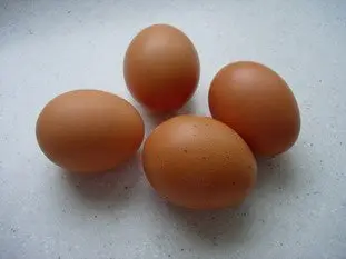Huevos escalfados : Foto de la etapa1