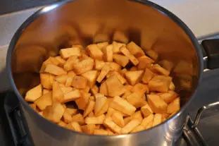 Compota de membrillo y manzanas