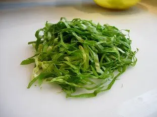 Chifonada de lechuga