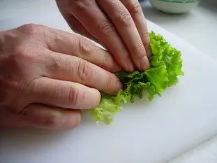 Chifonada de lechuga : Foto de la etapa3
