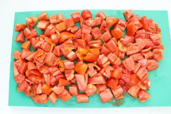 Salsa de tomate de fin de temporada : Etapa 2