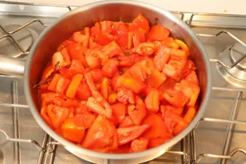 Salsa de tomate de fin de temporada : Etapa 6