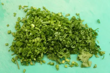 Salsa gribiche : Etapa 3