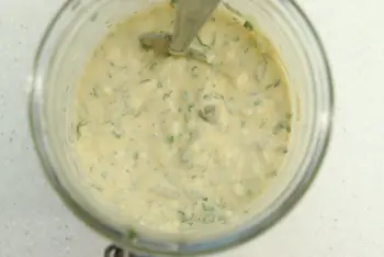 Salsa gribiche : Etapa 6