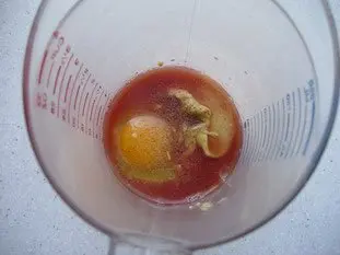 Salsa remoulade : Etapa 1