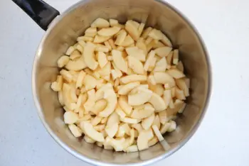 Compota de manzana con verbena : Etapa 1