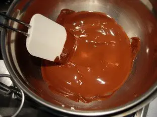 Finas tejas de chocolate con frutos secos tostados : Foto de la etapa6