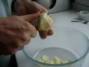 Ensalada de melocotones y menta : Foto de la etapa4