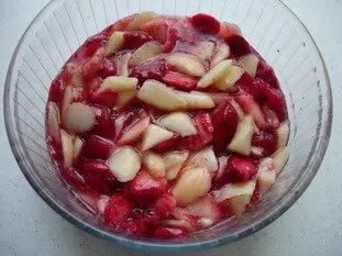 Ensalada de melocotones y menta : Foto de la etapa7