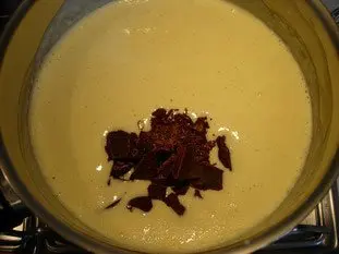Crema de chocolate crujiente, mousse de café irlandés : Foto de la etapa7