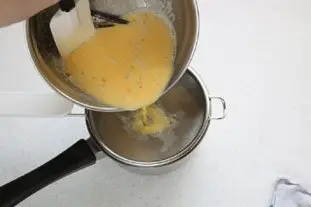 Crème brûlée de vainilla y chocolate : etape 25