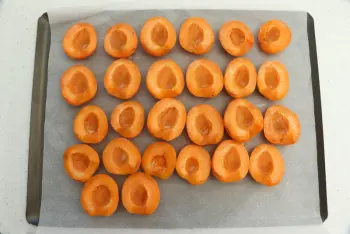 Albaricoques asados con verbena : Etapa 1