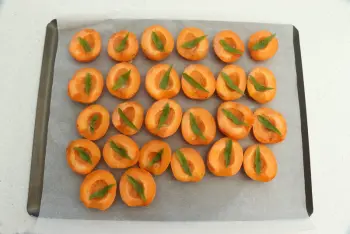 Albaricoques asados con verbena : Etapa 3
