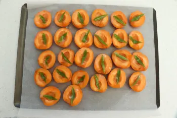 Albaricoques asados con verbena : Etapa 4