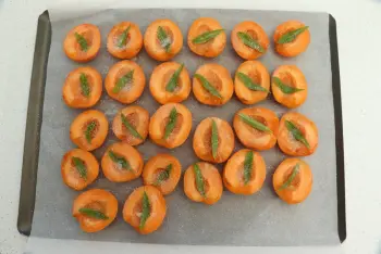 Albaricoques asados con verbena : Etapa 5