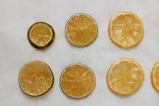 Flan de dos limones