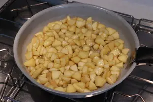 Flancitos con manzanas caramelizadas : Foto de la etapa2