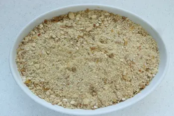 Crumble de manzana y whisky