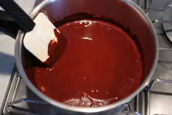 Tarta de crema de chocolate y castañas : Etapa 1