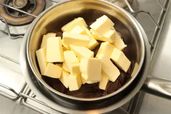 Fondant de chocolate : Etapa 1