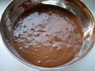 Bizcocho micuit de chocolate y culis de frambuesas : Foto de la etapa13