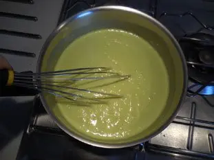 Flan de pasta de pistacho : Foto de la etapa7