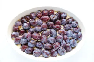 Clafoutis cremosos de ciruelas y peras : Foto de la etapa4