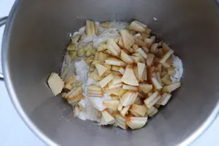 Galletas esponjosas con manzana