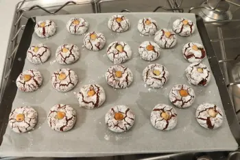 Amaretti de avellana y cacao : Etapa 13