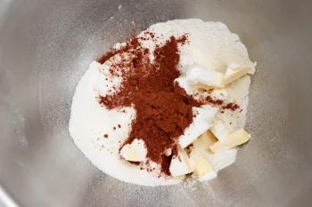Galletas de mantequilla de chocolate fundente : Etapa 1