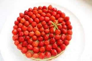 Tarta bretona de fresas y verbena : Foto de la etapa7