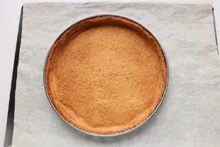 Tarta de pera y chocolate, con una note de menta : Foto de la etapa5
