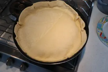 Tarta boulangère tatin con nectarinas de vid