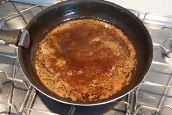 Tarta boulangère tatin con nectarinas de vid