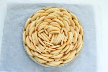 Tarta de manzana quebrada : Etapa 4
