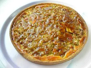 Tarta de ruibarbo