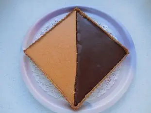 Tarta bicolor de chocolate y naranja : Foto de la etapa12