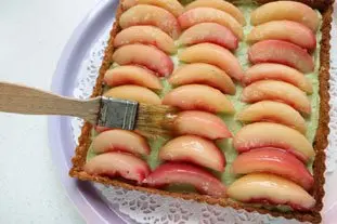 Tarta de melocotón y té verde : Foto de la etapa7